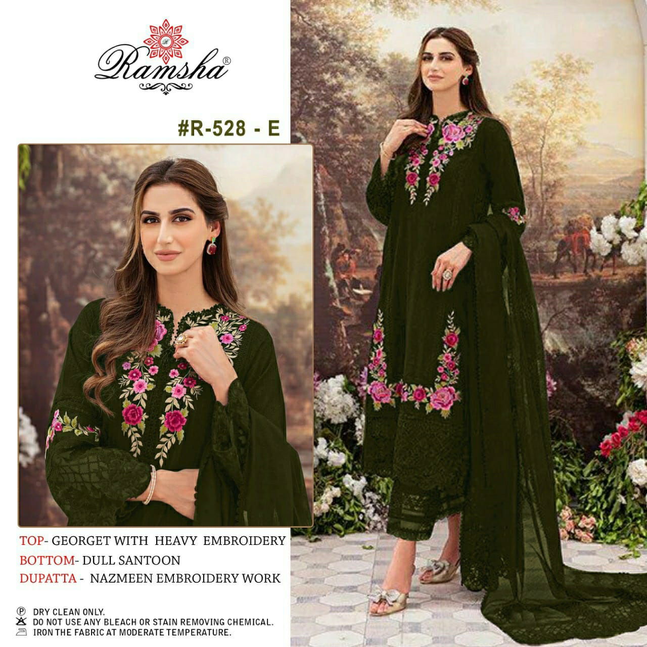 R 528 Nx By Ramsha Pakistani Suit Catalog